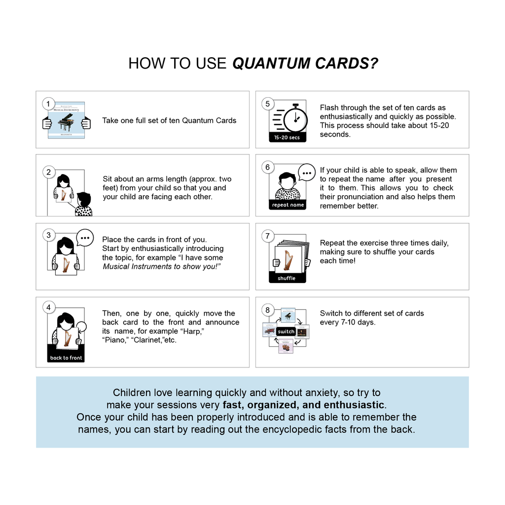 Quantum Cards <br> Musical Instruments  (Set 1)