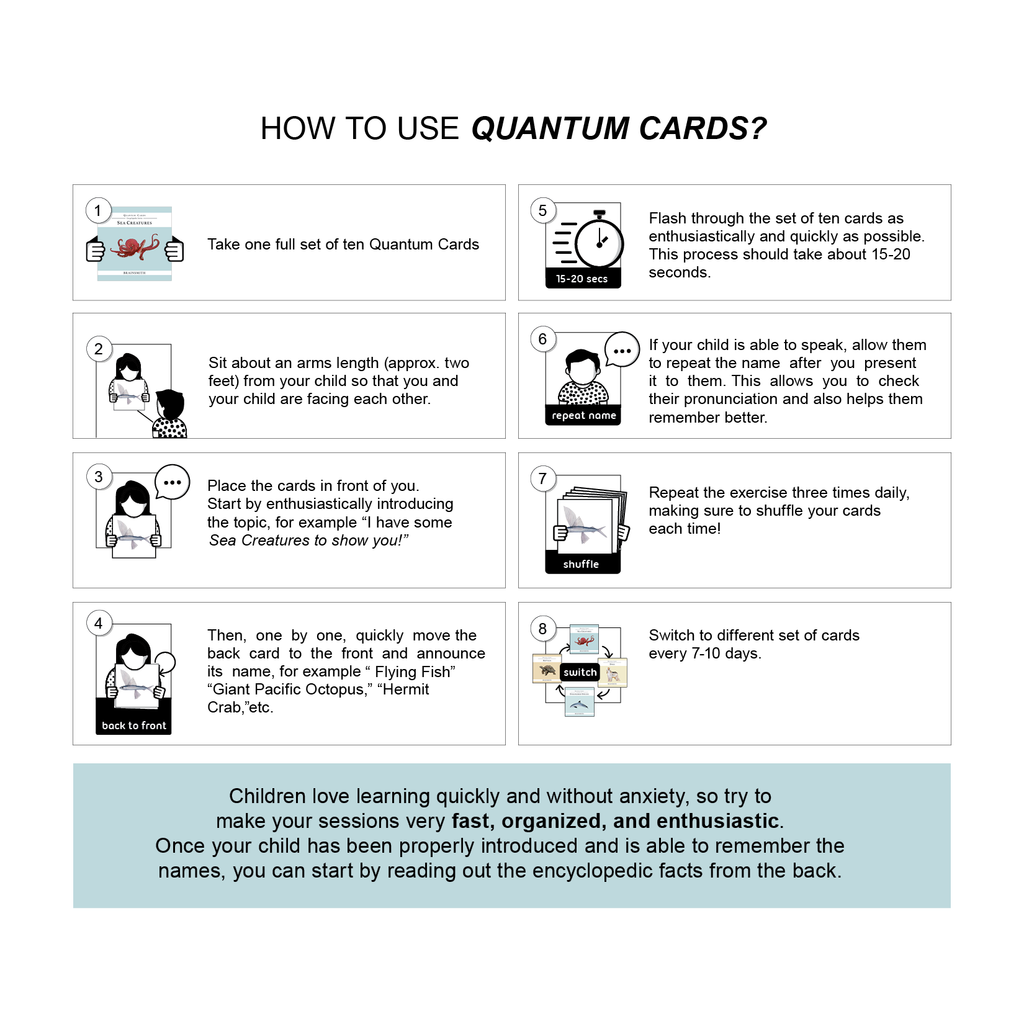 Quantum Cards <br> Sea Creatures