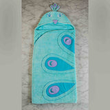 Peacock Animal Bath Wrap <br> <span style="font-size: 11px; font-family:Helvetica,Arial,sans-serif;">Can Be Personalised</span>