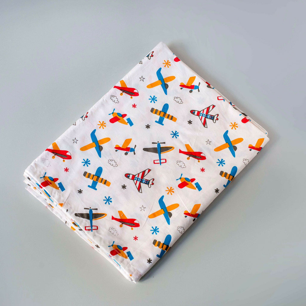 Off-We-Go! Fitted Sheet<br> <span style="font-size: 11px; font-family:Helvetica,Arial,sans-serif;">More prints available</span>