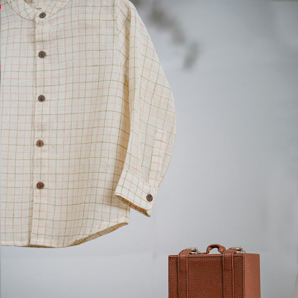 'I Dream of Kyoto' in Handwoven Checks