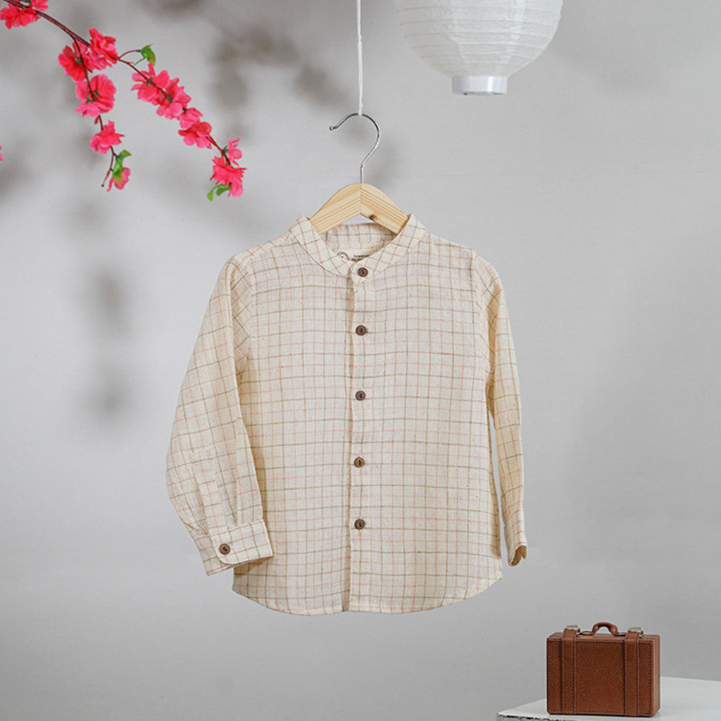 'I Dream of Kyoto' in Handwoven Checks