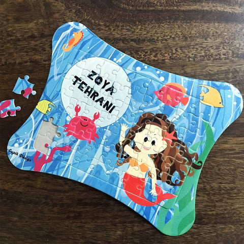 Personalised Jigsaw Puzzle<br/>Mermaid
