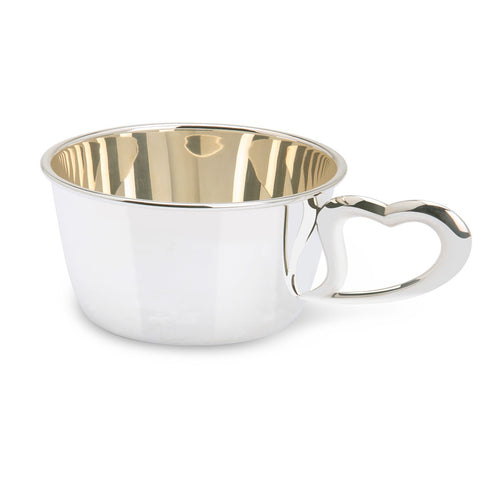 Sterling Silver Cup - Heart
