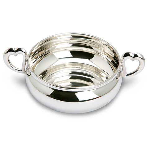 Sterling Silver Porringer - Heart