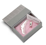 Sterling Silver Gift Set <br> With Majestic Comb & Floral ID Bracelet
