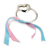 Sterling Silver Rattle & Teether - Heart Ring