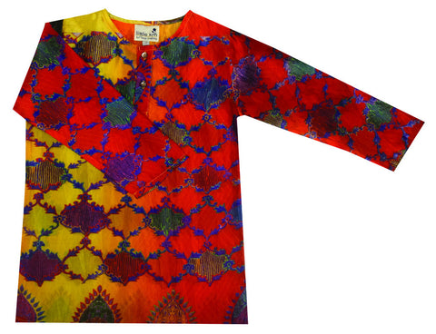 Krishna Mehta Printed-Kurti