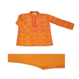 Krishna Mehta Orange Kurta Set