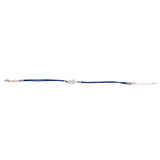 Blue Star Cord Bracelet in 925 Sterling Silver