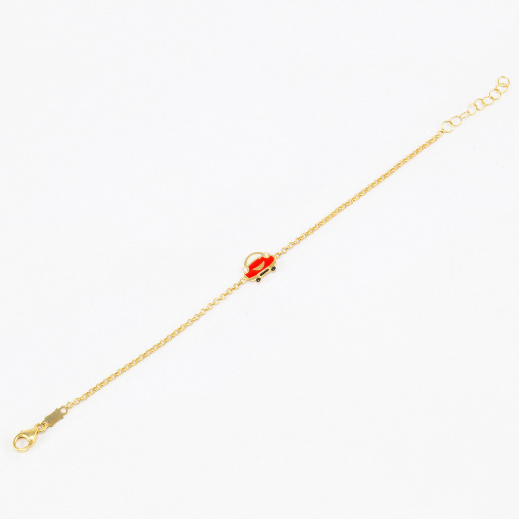 Car Bracelet in  9K Gold