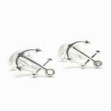 Anchor Cufflinks in 925 Sterling Silver