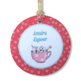 Luggage Tags- Little Bunny (Round) <br> Set of 2