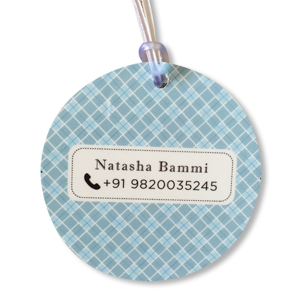 Luggage Tags- Little Man (Round) <br> Set of 2