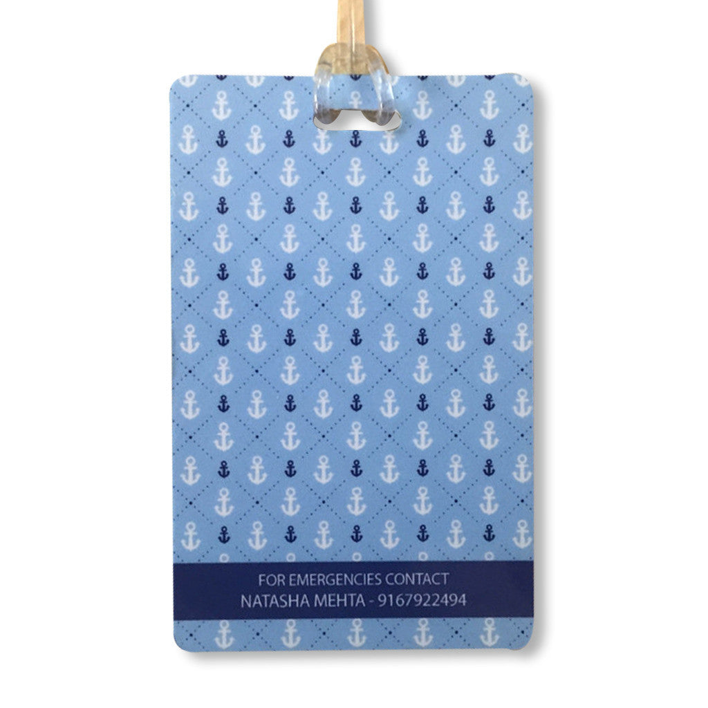 Luggage Tags- Nautical <br> Set of 2