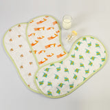 Jungle Jive Muslin Burp Cloths <br> Set of 3