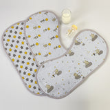Starry Night Muslin Burp Cloths <br> Set of 3