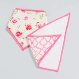 La Rose Bandana Bibs <br> Set of 2