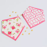 La Rose Bandana Bibs <br> Set of 2