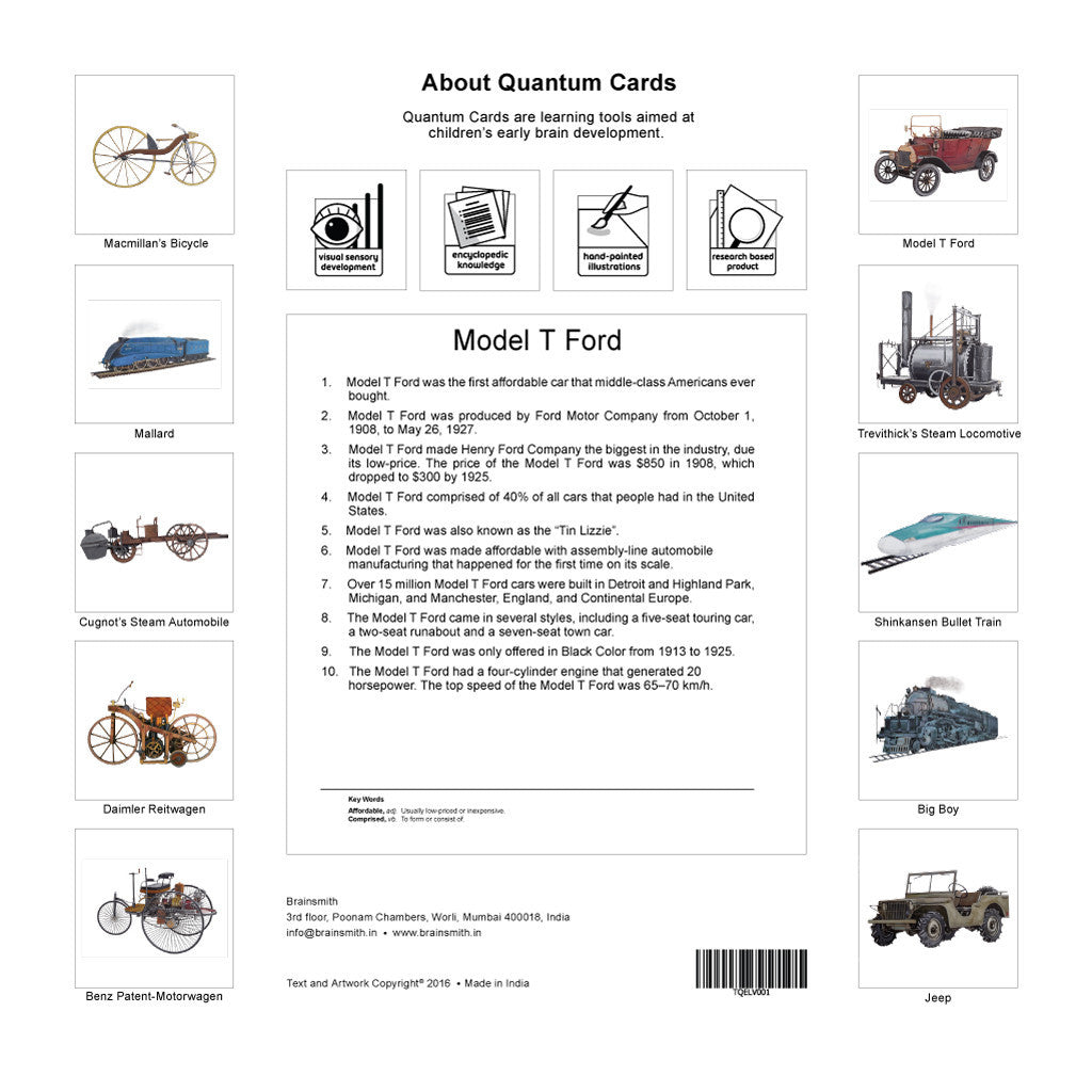 Quantum Cards <br> Land Vehicles