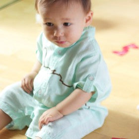 Bear Romper Linen