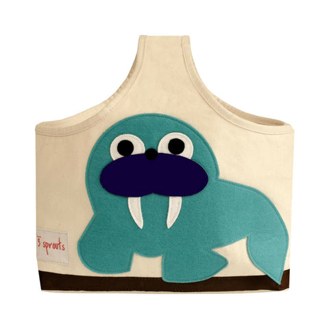 3 Sprouts Blue Walrus Storage Caddy