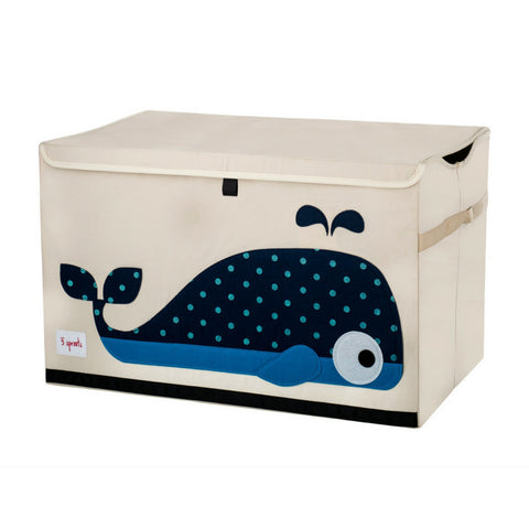 3 Sprouts Blue Whale Toy Chest