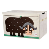 3 Sprouts Brown Buffalo Toy Chest