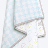 New Baby Mini Cot Set<br> Blue Cloud<br><span style="font-size: 10px;">Can be Personalised</span>