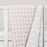 Baby Rock My Crib Gift Basket <br> Pink Cloud<br><span style="font-size: 10px;">Can be Personalised</span>