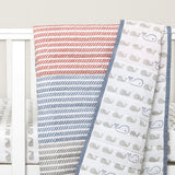 Organic Quilted Blanket <br> Whale<br><span style="font-size: 10px;">Can be Personalised</span>
