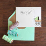 Greeting Card with Envelope <br> New Crib Card