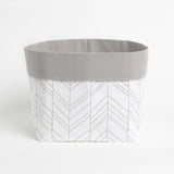 Fabric Storage Baskets <br> Multicolour Bear, Set of 2<br><span style="font-size: 10px;">Can be Personalised</span>