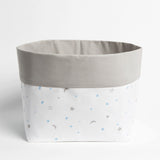 Fabric Storage Baskets <br> Blue Star, Set of 2<br><span style="font-size: 10px;">Can be Personalised</span>