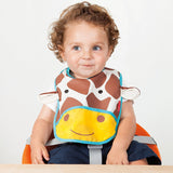 Skip Hop Zoo Infant and Toddler Tuck-Away Bib, Giraffe