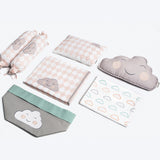 Baby Rock My Crib Gift Basket <br> Pink Cloud<br><span style="font-size: 10px;">Can be Personalised</span>