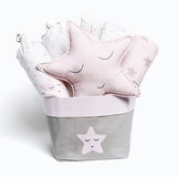 Baby Rock My Crib Gift Basket <br> Pink Star<br><span style="font-size: 10px;">Can be Personalised</span>