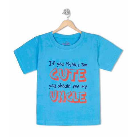 If You Think I'm Cute You Should See My Uncle <br> Organic Cotton Tees For Toddlers