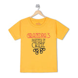 Grandpa's Partner In Crime <br> Organic Cotton Tees For Toddlers