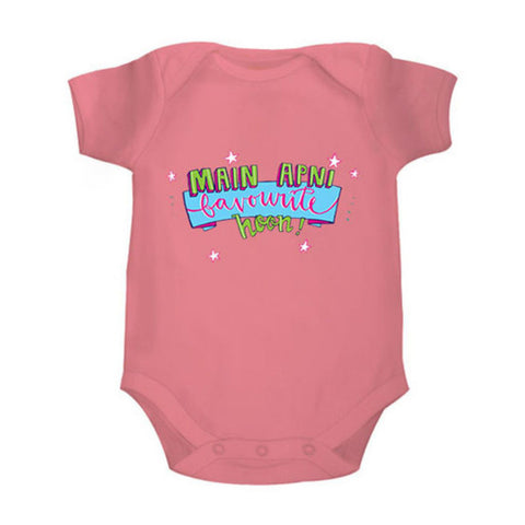 Main Apni Favourite Hoon <br> Organic Cotton Onesie, Can be Personalised