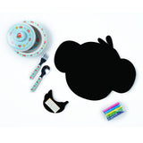 Meal Time Shaped Chalkboard Mat & Coaster - Monkey
