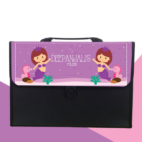 Personalised Folder<br/>Mermaid Theme