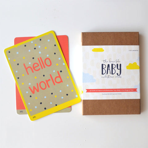 Baby Mini Milestone Cards