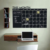 Chalkboard Wall Sticker <br> Monthly Planner