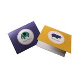 Personalised Notecards with Envelopes<br/>Animal Kingdom <br><span style="font-size: 10px;">Set of 12</span>
