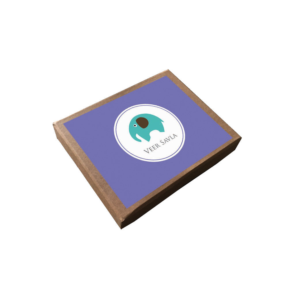 Personalised Notecards with Envelopes<br/>Animal Kingdom <br><span style="font-size: 10px;">Set of 12</span>