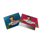 Personalised Notecards with Envelopes<br/>Mystical Mermaids <br><span style="font-size: 10px;">Set of 12</span>