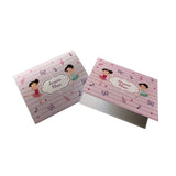 Personalised Notecards with Envelopes<br/> Bubbly Ballerinas <br><span style="font-size: 10px;">Set of 12</span>