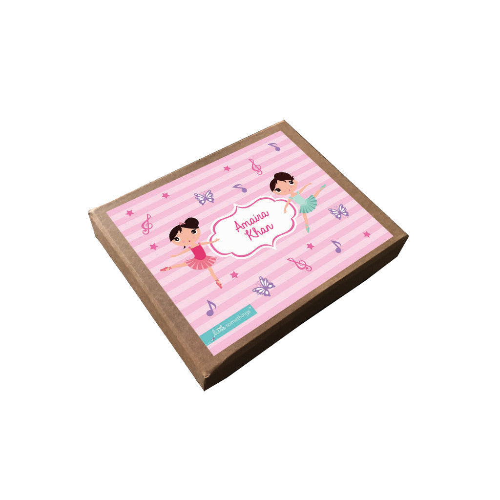 Personalised Notecards with Envelopes<br/> Bubbly Ballerinas <br><span style="font-size: 10px;">Set of 12</span>