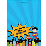 Personalised Notecards, Set of 20<br/>Superboy